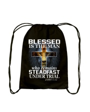 Blessed Is The Man Drawstring Bag thumbnail