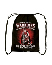 when god warrior go down Drawstring Bag thumbnail