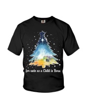 For unto us a Child is Born Youth T-Shirt thumbnail