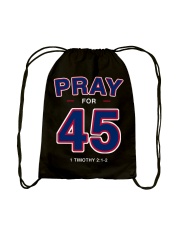 Pray for 45 Drawstring Bag thumbnail