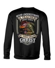 Never Underestimate A Teacher Crewneck Sweatshirt thumbnail