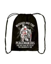 Blessed are the peacemakers Drawstring Bag thumbnail