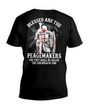 Blessed are the peacemakers V-Neck T-Shirt thumbnail
