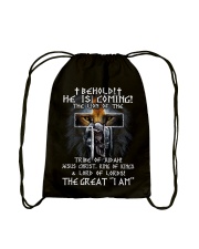 Behold He Is Comming Drawstring Bag thumbnail