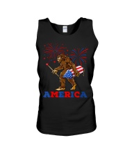 Bigfoot Sasquatch America Fireworks 4 Unisex Tank thumbnail