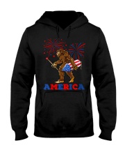 Bigfoot Sasquatch America Fireworks 4 Hooded Sweatshirt thumbnail