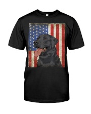 Black Labrador Retriever American Premium Fit Mens Tee thumbnail