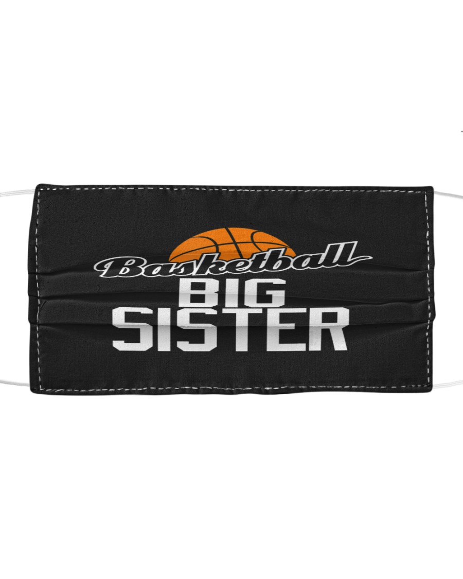 Basketball Big Sister Hoop Sport Gift Cloth face mask