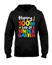 Happy 100th Day of Kindergarten Teac Hooded Sweatshirt thumbnail
