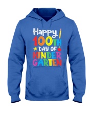 Happy 100th Day of Kindergarten Teac Hooded Sweatshirt front