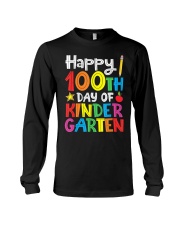 Happy 100th Day of Kindergarten Teac Long Sleeve Tee thumbnail
