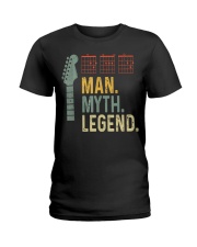 Guitar Dad Chord vintage retro Ladies T-Shirt thumbnail