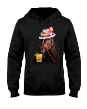 Funny Horse Derby Party Hooded Sweatshirt thumbnail