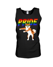Flossing Akita Inu Lesbian Bisexual Unisex Tank thumbnail