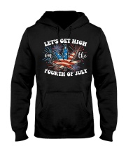 Cannabis Marijuana Weed 4th Of July T- Hooded Sweatshirt thumbnail