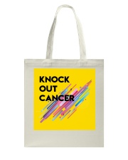 Knock Out Cancer Tote Bag front