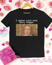 I smoked crack with Nancy Reagan Classic T-Shirt apparel-classic-tshirt-lifestyle-front-187