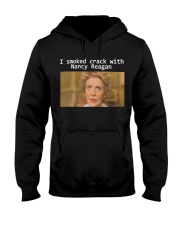 I smoked crack with Nancy Reagan Hooded Sweatshirt tile