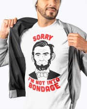 SORRY I'M NOT INTO BONDAGE Classic T-Shirt apparel-classic-tshirt-lifestyle-front-93
