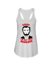 SORRY I'M NOT INTO BONDAGE Ladies Flowy Tank tile