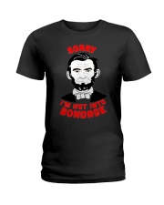 SORRY I'M NOT INTO BONDAGE Ladies T-Shirt tile