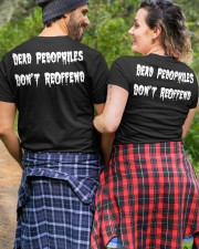 DEAD PEDOPHILES DON'T REOFFEND Classic T-Shirt custom-t-shirts-classic-lifestyle-back-378