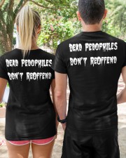 DEAD PEDOPHILES DON'T REOFFEND Classic T-Shirt custom-t-shirts-classic-lifestyle-back-408