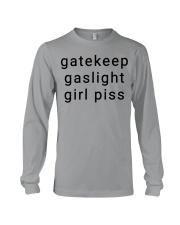 gatekeep gaslight girl piss Long Sleeve Tee tile