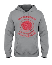 eat spaghetti to forgetti your regretti Hooded Sweatshirt tile