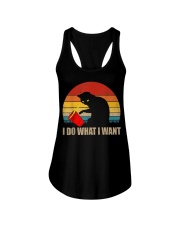 Funny Cat T-shirt Ladies Flowy Tank thumbnail