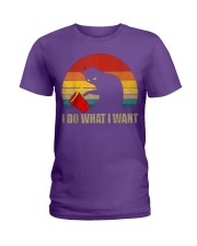 Funny Cat T-shirt Ladies T-Shirt thumbnail