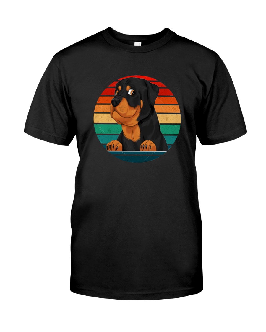 Retro Vintage Rottweiler Classic T-Shirt