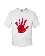 Halloween T shirts Bloody Hand Classic Youth T-Shirt thumbnail