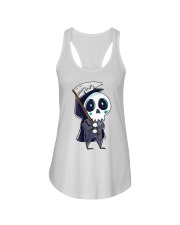Halloween T shirts Funny Skeleton Ladies Flowy Tank thumbnail