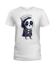 Halloween T shirts Funny Skeleton Ladies T-Shirt thumbnail