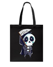 Halloween T shirts Funny Skeleton Tote Bag thumbnail