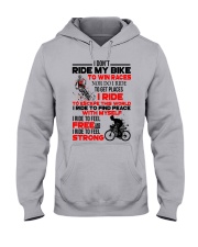 I DON'T RIDE MY BIKE TO WIN RACES Hooded Sweatshirt thumbnail