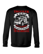 BEST T-SHIRT FOR TRUCKER Crewneck Sweatshirt thumbnail