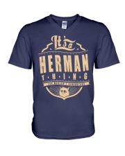 HERMAN THING V-Neck T-Shirt thumbnail