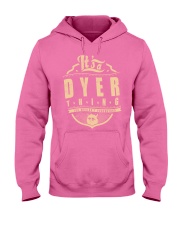 DYER Hooded Sweatshirt front