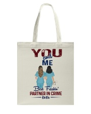 You and me - Nursing partner in crime Tote Bag thumbnail