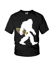 Bigfoot with Morel Mushroom Youth T-Shirt thumbnail