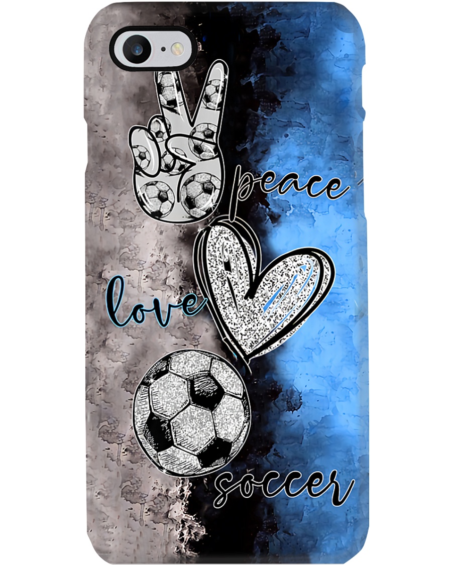 Peace - love - Soccer - phonecase Phone Case