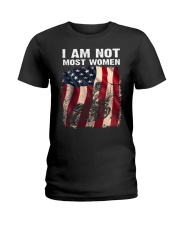 Motorcycle I am not most women Ladies T-Shirt thumbnail