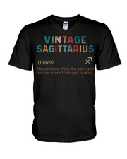 Vintage sagittarius V-Neck T-Shirt thumbnail