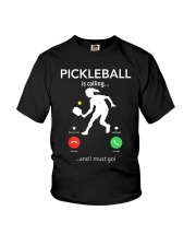 PICKLEBALL is calling - women version Youth T-Shirt thumbnail