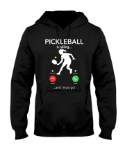 PICKLEBALL is calling - women version Hooded Sweatshirt thumbnail