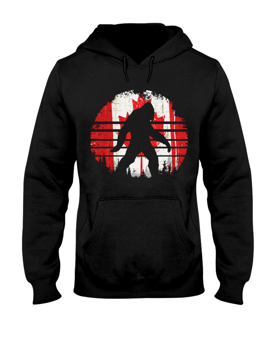 Bigfoot Canada Flag Hooded Sweatshirt
