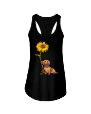 You are my sunshine - dachshund Ladies Flowy Tank thumbnail