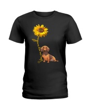 You are my sunshine - dachshund Ladies T-Shirt thumbnail